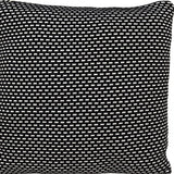 Super Black And White Check Throw Pillow - Homeroots