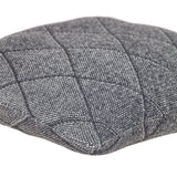 20" Gray Cotton Throw Pillow - Homeroots