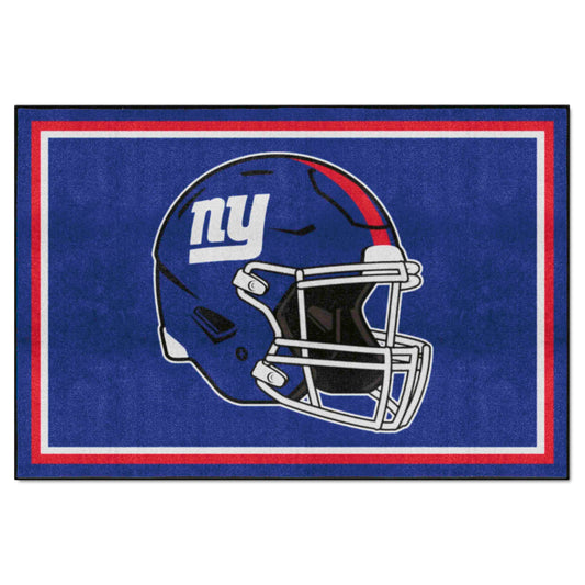 New York Giants 5ft. x 8 ft. Plush Area Rug - New York Giants