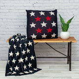 20" Black and White Cotton Throw Pillow - Homeroots - Flyclothing LLC