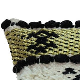 Shaggy Woven Throw Pillow - Homeroots - Flyclothing LLC