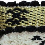 Shaggy Woven Throw Pillow - Homeroots - Flyclothing LLC