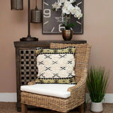 Shaggy Woven Throw Pillow - Homeroots - Flyclothing LLC