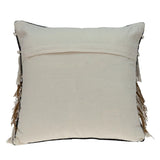 Black And Ivory Textured Throw Pillow - Homeroots - Flyclothing LLC