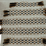 Creamy Beige Textured Throw Pillow - Homeroots - Flyclothing LLC