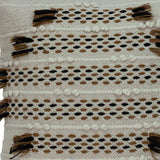 Creamy Beige Textured Throw Pillow - Homeroots - Flyclothing LLC