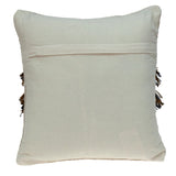 Creamy Beige Textured Throw Pillow - Homeroots