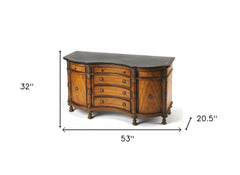 Traditional Style Wooden Credenza
