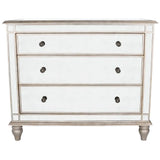 Rectangle Mirrored Three Drawer Console Storage Chest - Homeroots - Flyclothing LLC