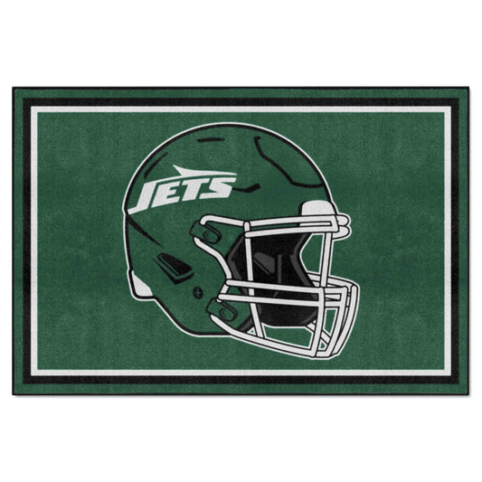 New York Jets 5ft. x 8 ft. Plush Area Rug - New York Jets