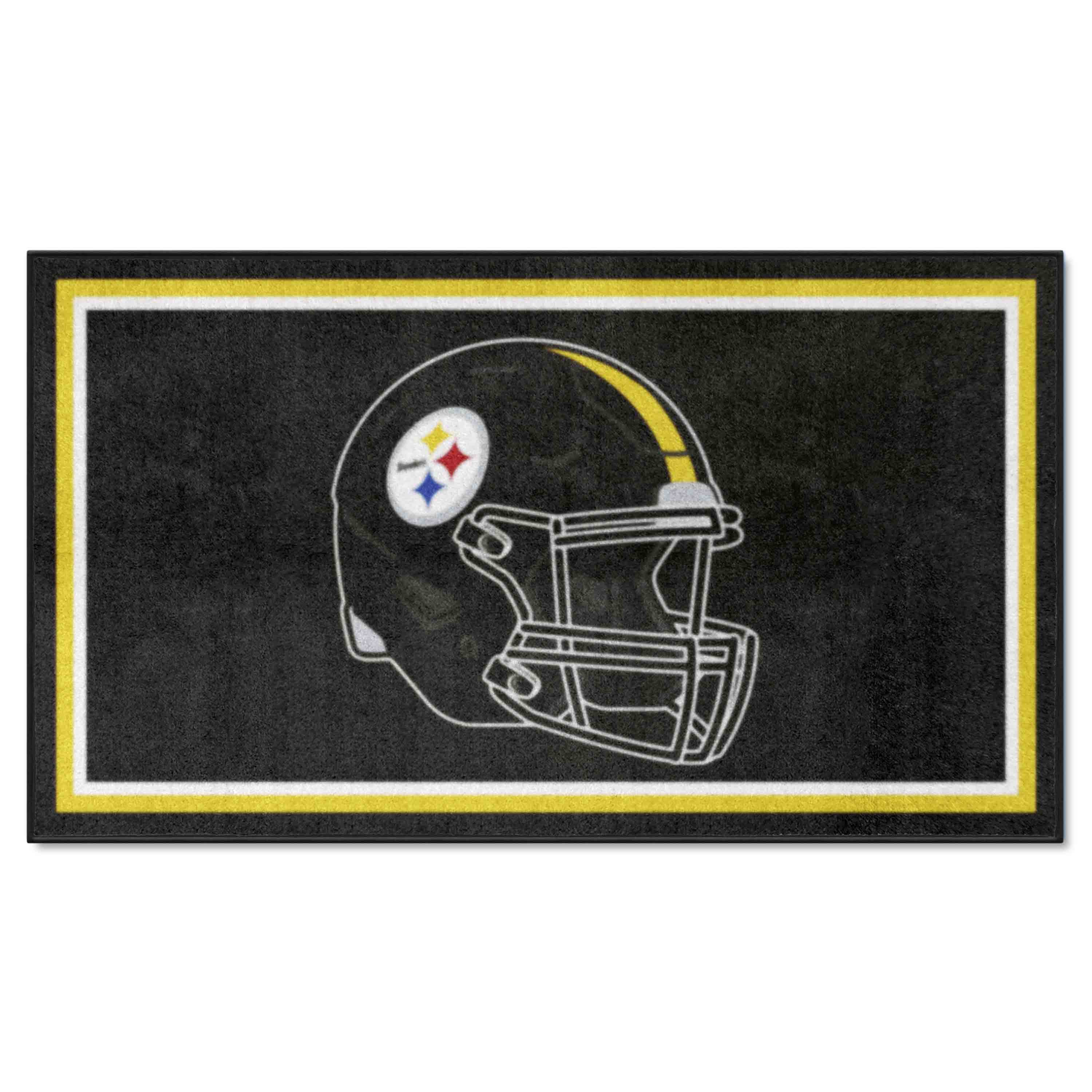 Pittsburgh Steelers 3ft. x 5ft. Plush Area Rug - Pittsburgh Steelers