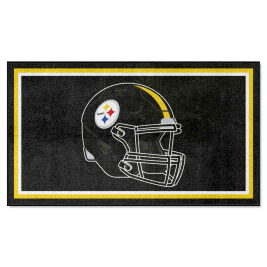 Pittsburgh Steelers 3ft. x 5ft. Plush Area Rug - Pittsburgh Steelers