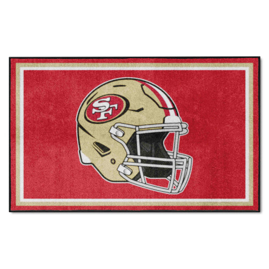 San Francisco 49ers 4ft. x 6ft. Plush Area Rug - San Francisco 49ers