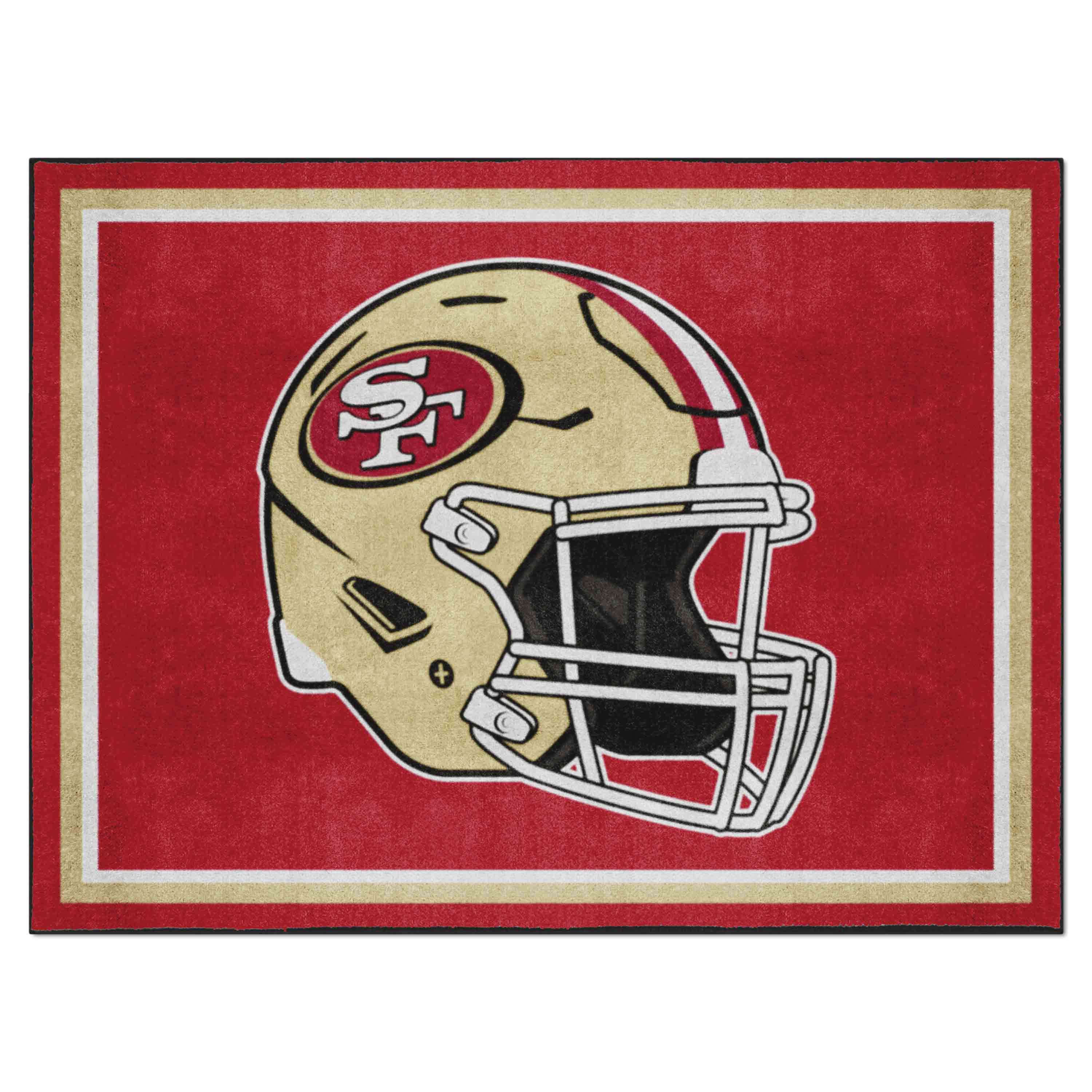 San Francisco 49ers 8ft. x 10 ft. Plush Area Rug - San Francisco 49ers