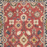 10' X 13' Red And Blue Bohemian Rug - Homeroots