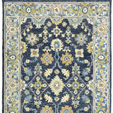 5' X 8' Navy And Blue Bohemian Area Rug - Homeroots - Flyclothing LLC