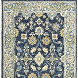 8' X 10' Navy And Blue Bohemian Rug - Homeroots