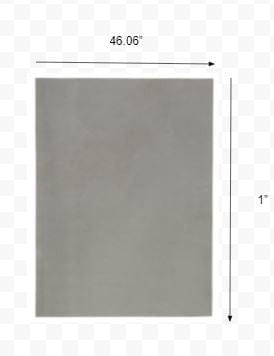 4'X6" Grey Premier Rug Pad - Homeroots - Flyclothing LLC
