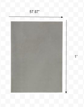 5'X8" Grey Premier Rug Pad - Homeroots - Flyclothing LLC