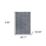 6'X9" Grey Premier Rug Pad - Homeroots