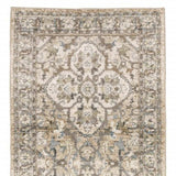 3' X 12' Beige And Ivory Medallion Runner Rug - Homeroots - Flyclothing LLC