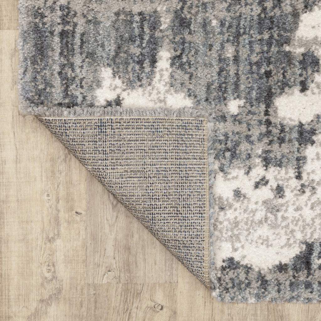 9' X 12' Grey And Ivory Grey Matter Area Rug - Homeroots - Flyclothing LLC