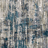 9' X 12' Grey And Blue Grey Skies Area Rug - Homeroots - Flyclothing LLC