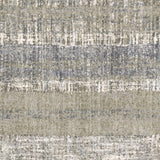7' X 9' Grey And Ivory Abstract Lines Area Rug - Homeroots