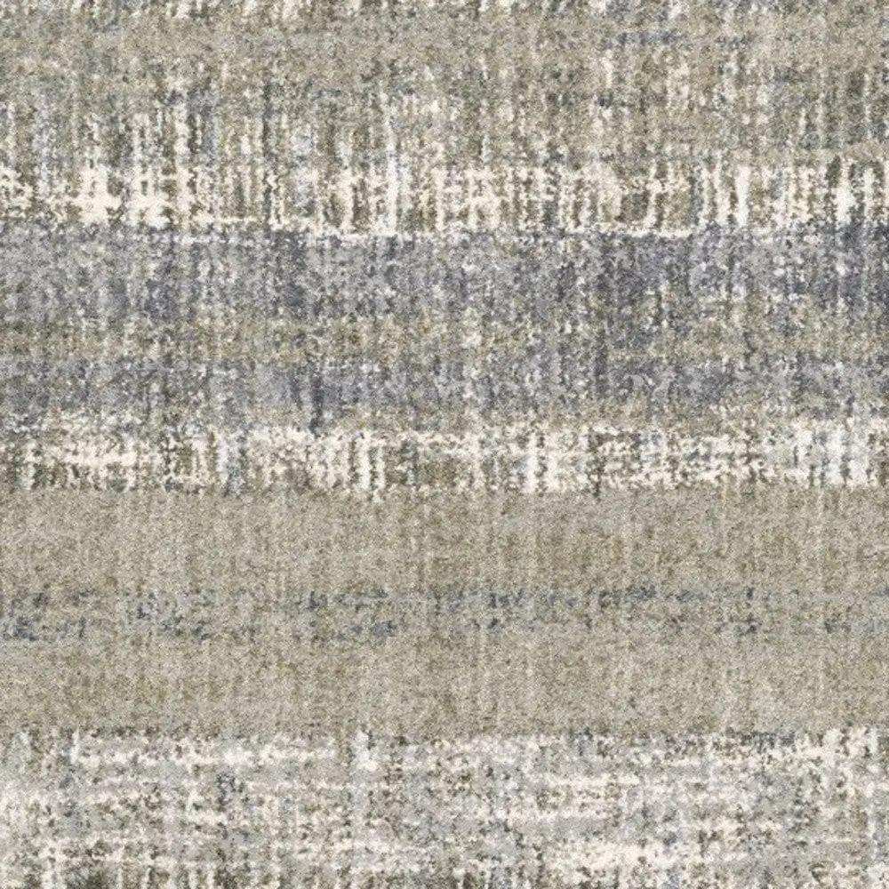 9' X 12' Grey And Ivory Abstract Lines Area Rug - Homeroots - Flyclothing LLC