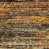 2' X 8' Gold And Slate Abstract Runner Rug - Homeroots
