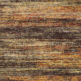 8' X 10' Gold And Slate Abstract Area Rug - Homeroots