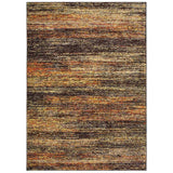 9' X 12' Gold And Slate Abstract Area Rug - Homeroots - Flyclothing LLC
