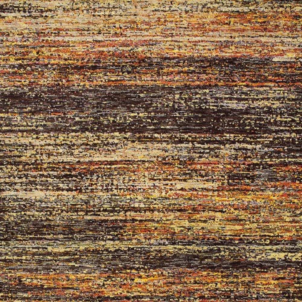 10' X 14' Gold And Slate Abstract Area Rug - Homeroots - Flyclothing LLC