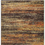 10' X 14' Gold And Slate Abstract Area Rug - Homeroots - Flyclothing LLC