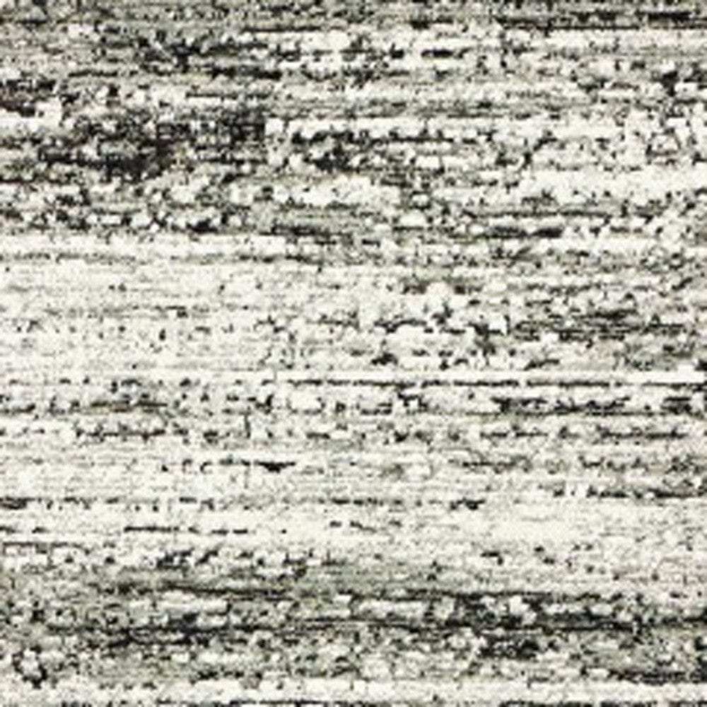 2' X 8' Ash And Slate Abstract Runner Rug - Homeroots - Flyclothing LLC