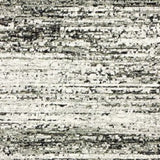 2' X 8' Ash And Slate Abstract Runner Rug - Homeroots