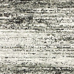 12' Ash And Slate Abstract Runner Rug