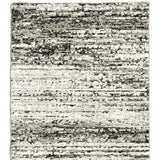 12' Ash And Slate Abstract Runner Rug - Homeroots - Flyclothing LLC