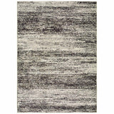 8' X 10' Ash And Slate Abstract Area Rug - Homeroots - Flyclothing LLC