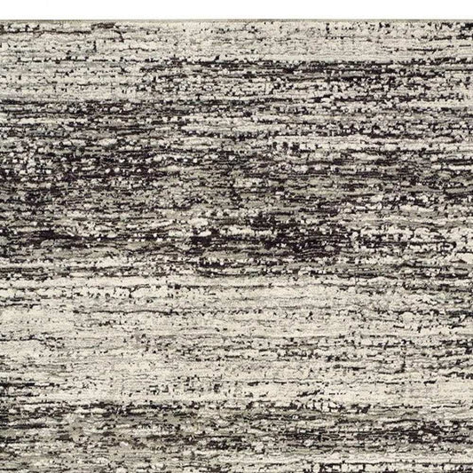 9' X 12' Ash And Slate Abstract Area Rug - Homeroots - Flyclothing LLC