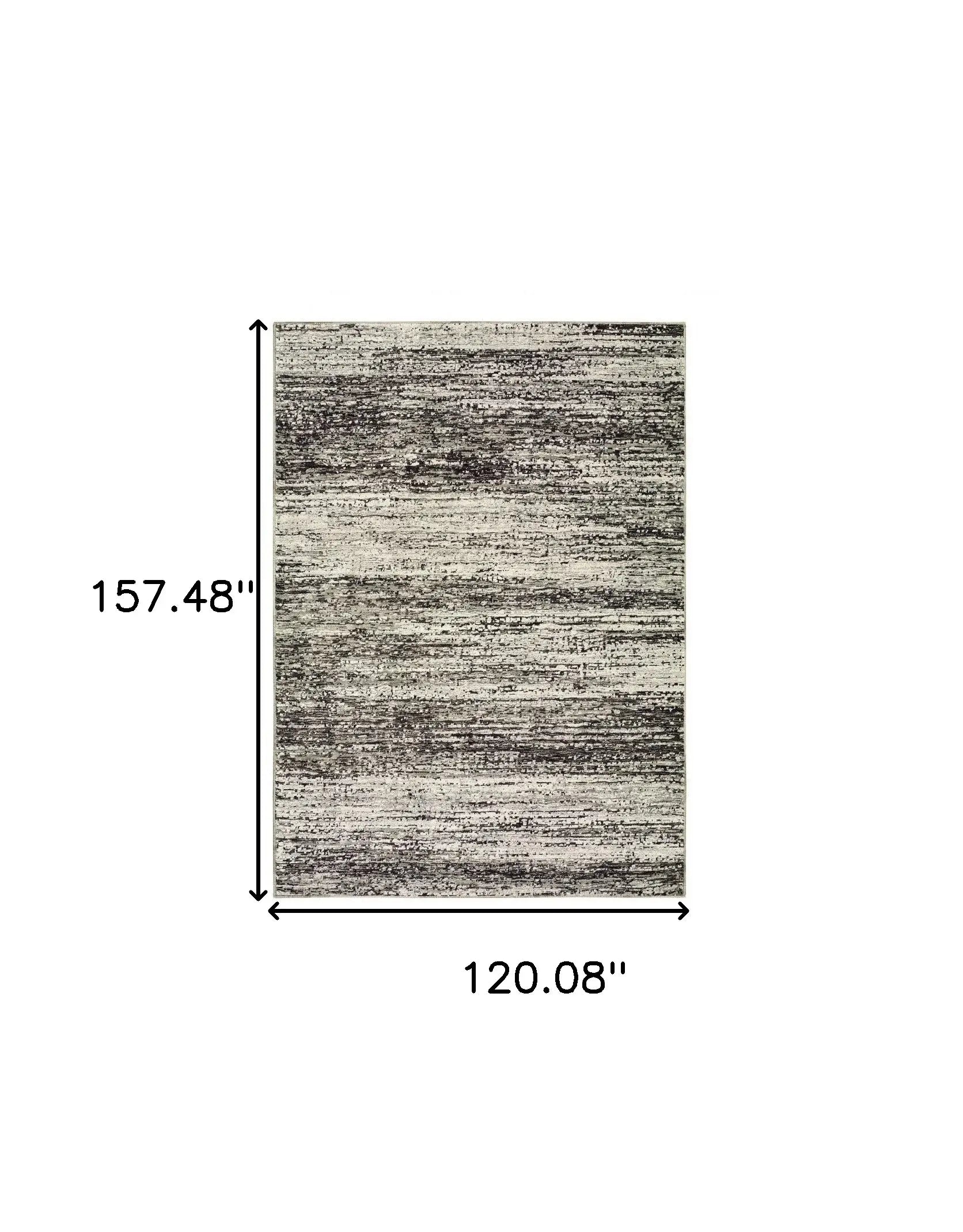 10' X 14' Ash And Slate Abstract Area Rug - Homeroots - Flyclothing LLC