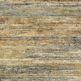 3' X 5' Blue and Ivory Power Loom Area Rug - Homeroots