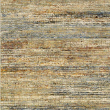 5' X 8' Gold And Green Abstract Area Rug - Homeroots