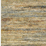 9' X 12' Gold And Green Abstract Area Rug - Homeroots - Flyclothing LLC