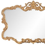 27" Gold Ornate Scroll Framed Accent Mirror - Homeroots - Flyclothing LLC