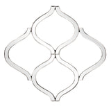 Interlocking Mirrored Curved Shapes With Beveled Edge - Homeroots