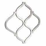 Interlocking Mirrored Curved Shapes With Beveled Edge - Homeroots