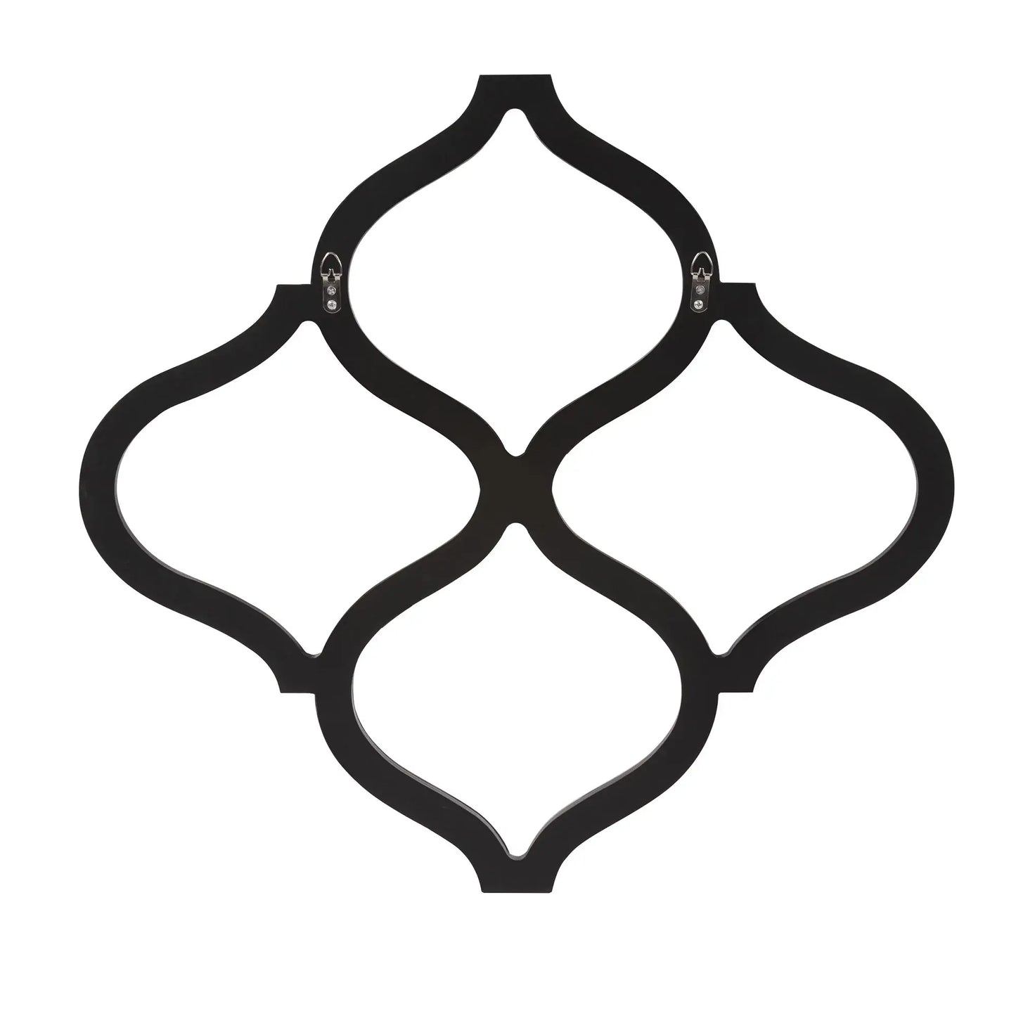 Interlocking Mirrored Curved Shapes With Beveled Edge - Homeroots - Flyclothing LLC