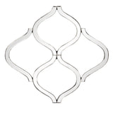 Interlocking Mirrored Curved Shapes With Beveled Edge - Homeroots - Flyclothing LLC