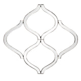 Interlocking Mirrored Curved Shapes With Beveled Edge - Homeroots - Flyclothing LLC